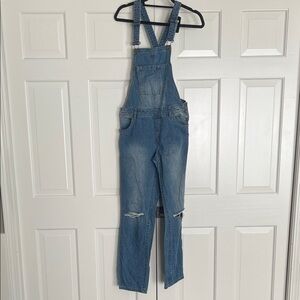Lulu's Light Blue Denim Overalls